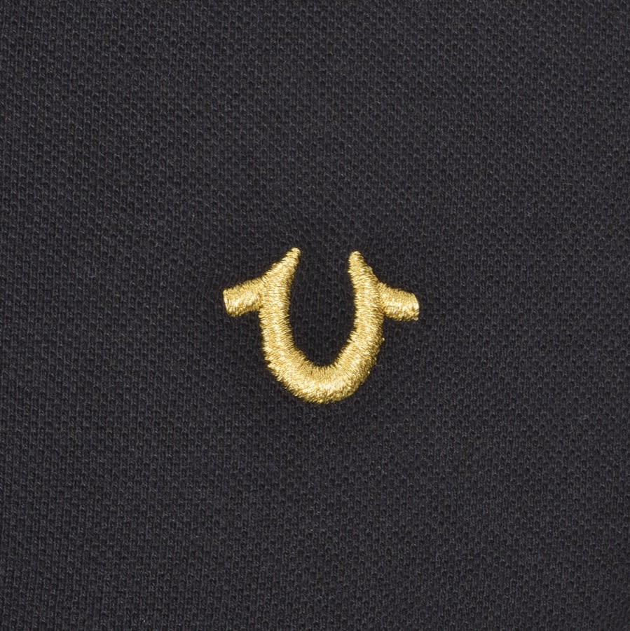Alternative Image for ProductTrue Religion Logo Polo T Shirt Black3